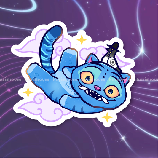 Cat Demon Hunter Sticker Die Cut