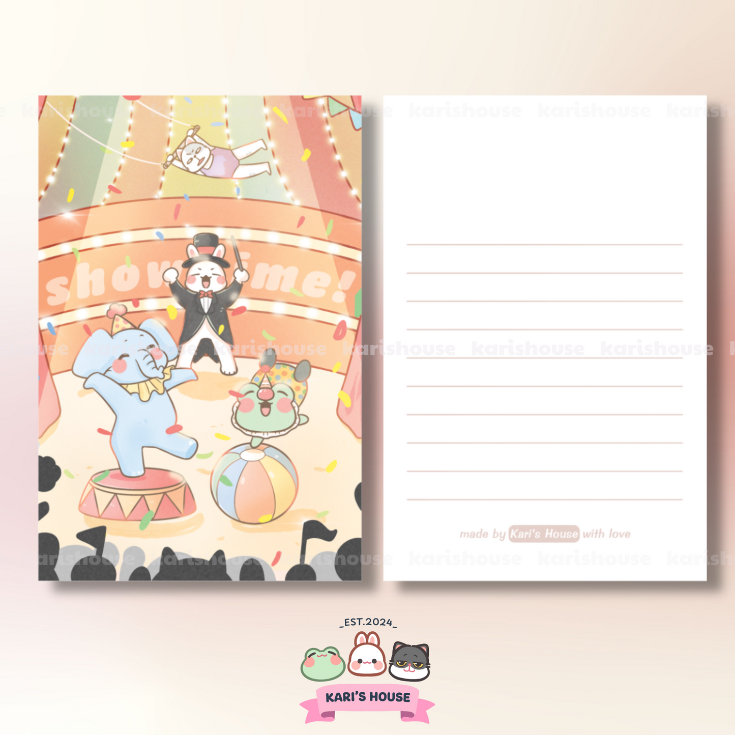 Circus Postcard