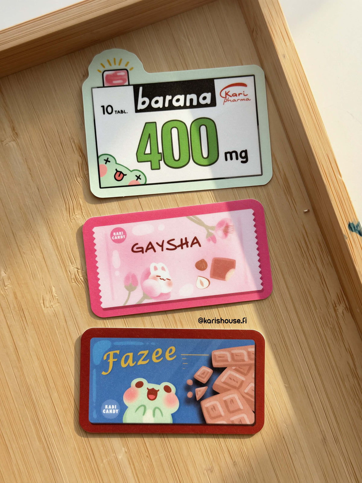 Funland Items Sticker Die Cut