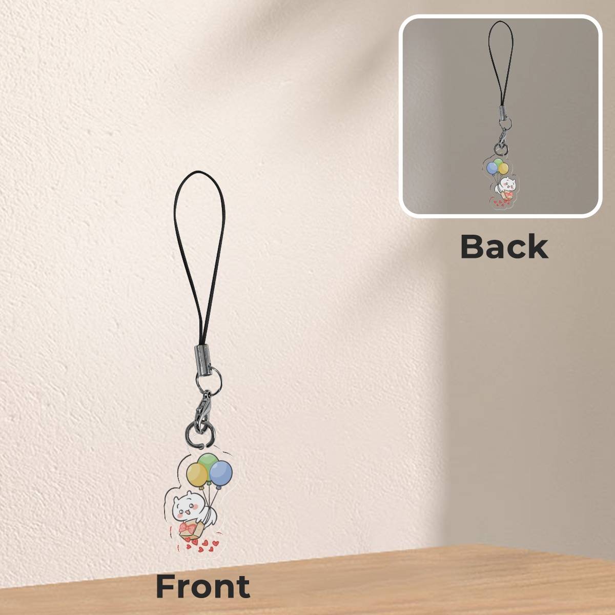 Chiikawa Balloon Phone Charm