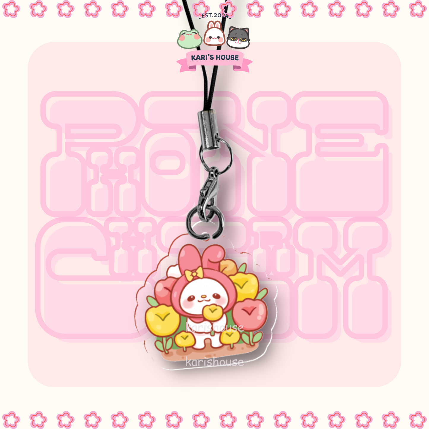 Tulip Melody Phone Charm