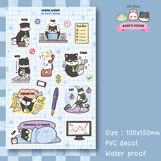 Work Week Sticker Sheet