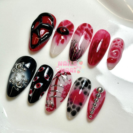 Blood Eyes Press-On Nail