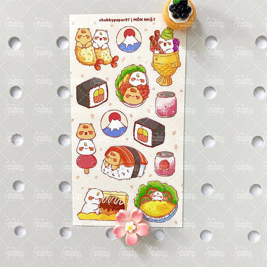 Japanese Diíhes Sticker Sheet - Chubby