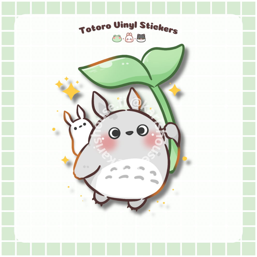 Totoro Sticker Die Cut