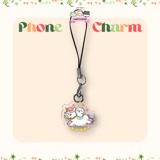 Chiikawa Unicorn  Phone Charm