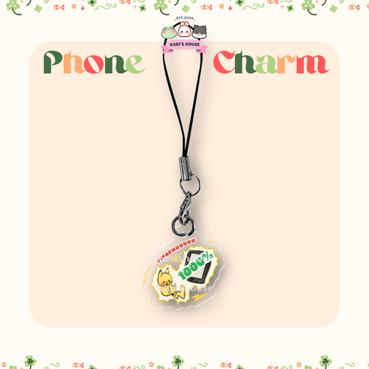 Pikachu Phone Charm - Pokemon Collection