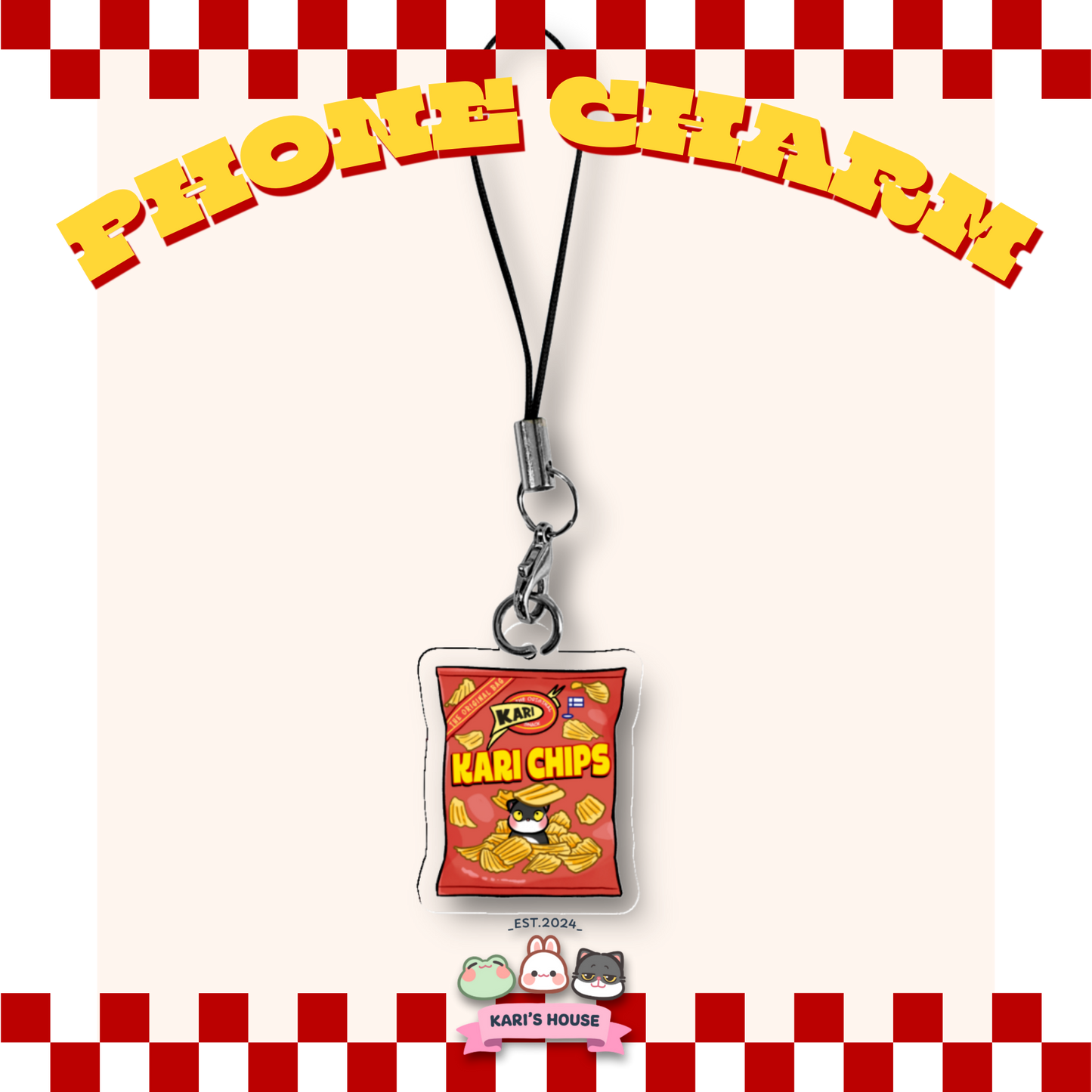 Kari Chips Phone Charm