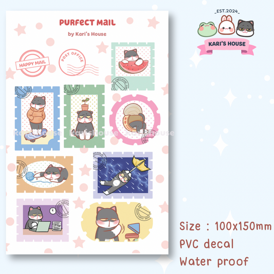 Purfect Mail Sticker Sheet