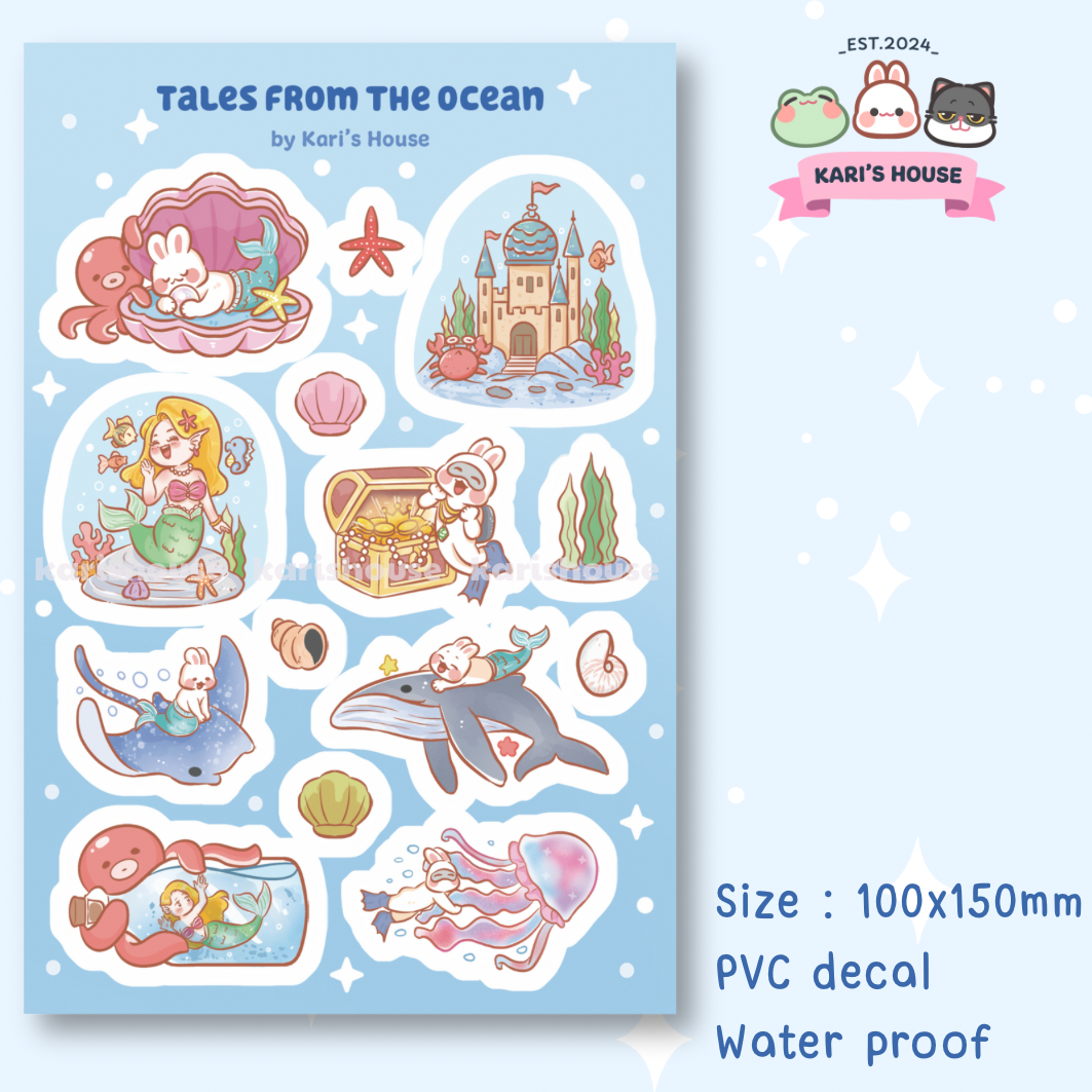 Tales From The Ocean Sticker Sheet