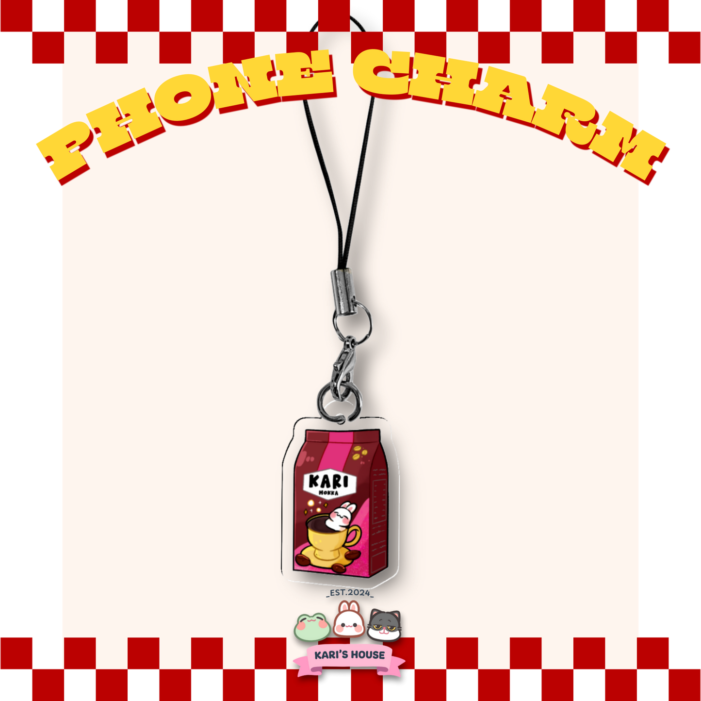 Kari Mokka Phone Charm