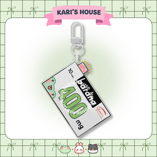 Barana Acrylic Epoxy Keychain