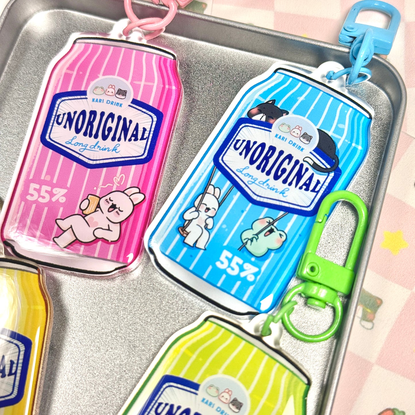Lonkero Collection Acrylic Epoxy Keychain