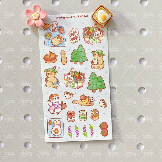 Picnic Sticker Sheet - Chubby