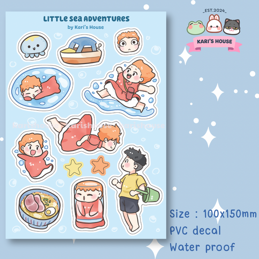 Little Sea Adventures Sticker Sheet