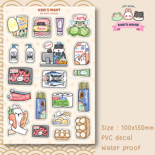 Kari Mart Sticker Sheet