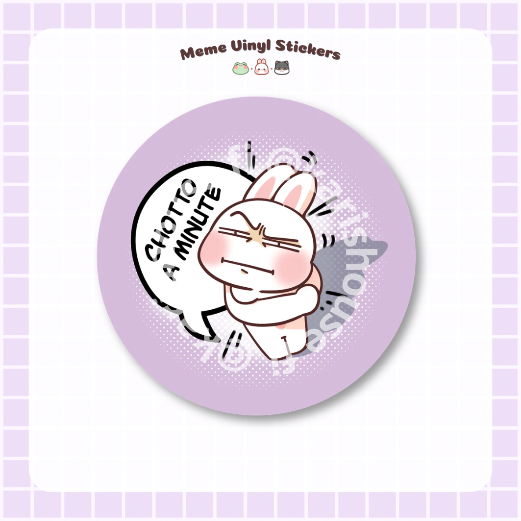 Japanlish Meme Sticker Die Cut