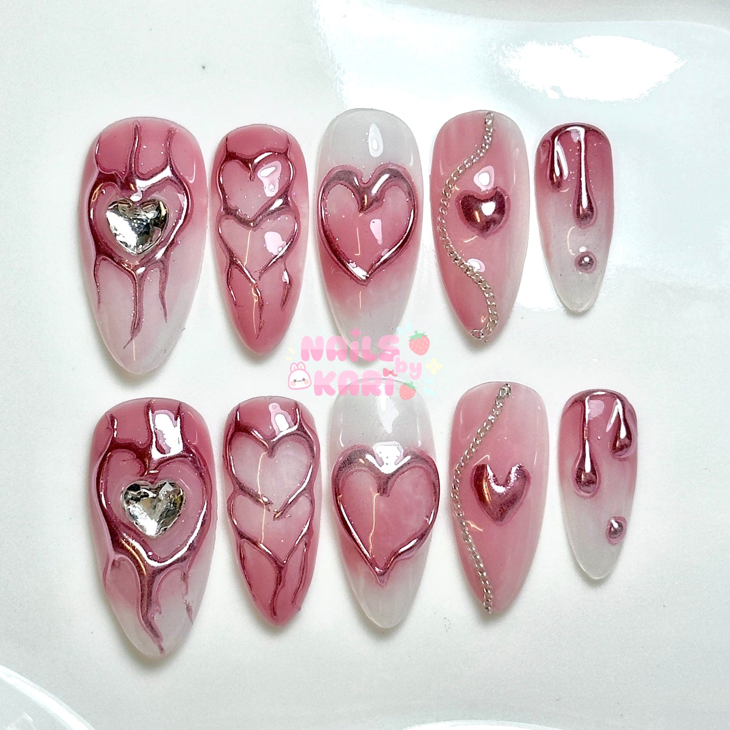 Y2K Love Press-On Nail