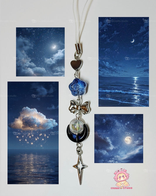 Blue Moon Phonecharm
