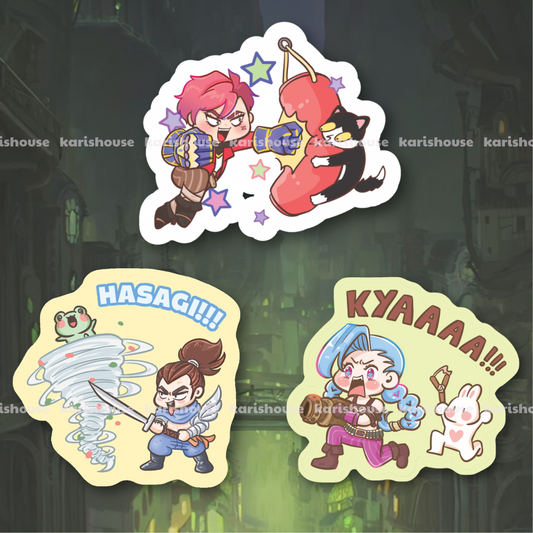 Legend Of League Sticker Die Cut