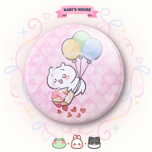 Chiikawa Balloon Badge/Button Pin