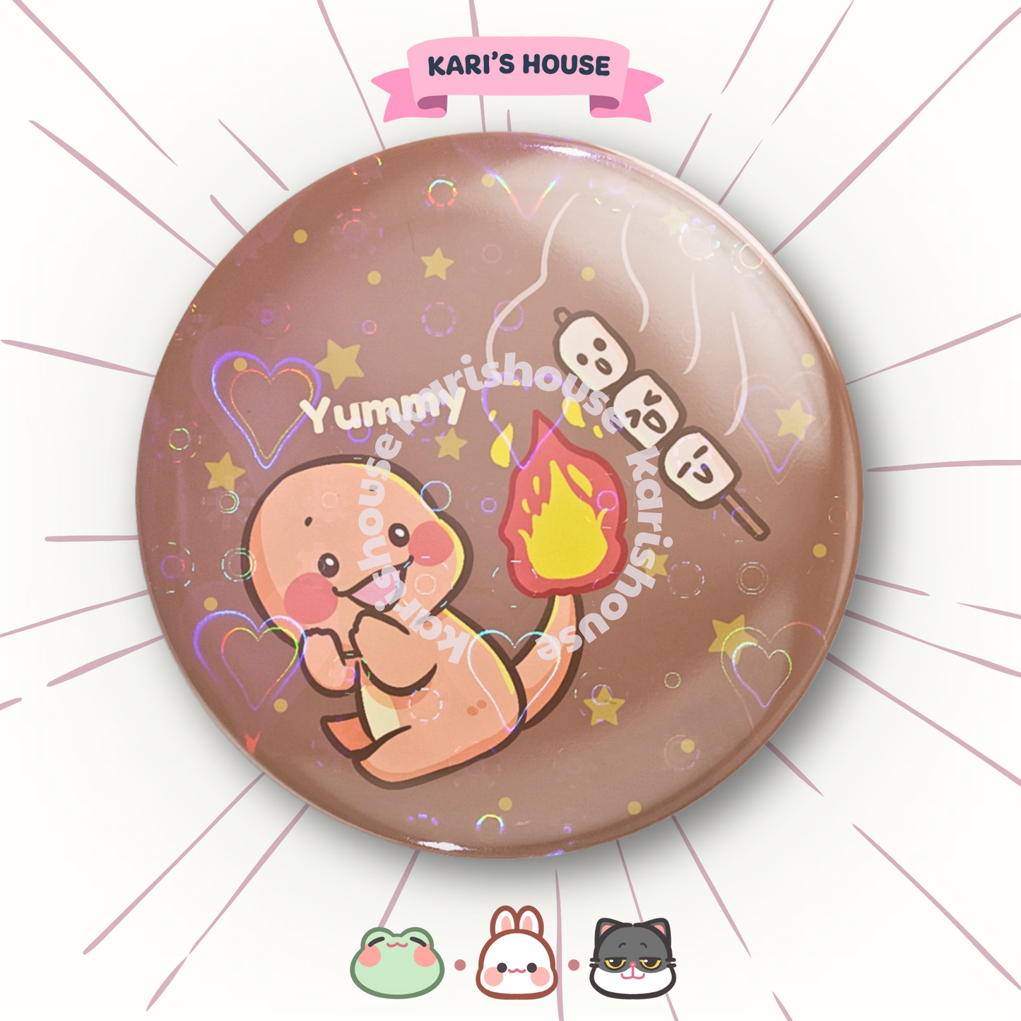 Chamander Badge/Button Pin