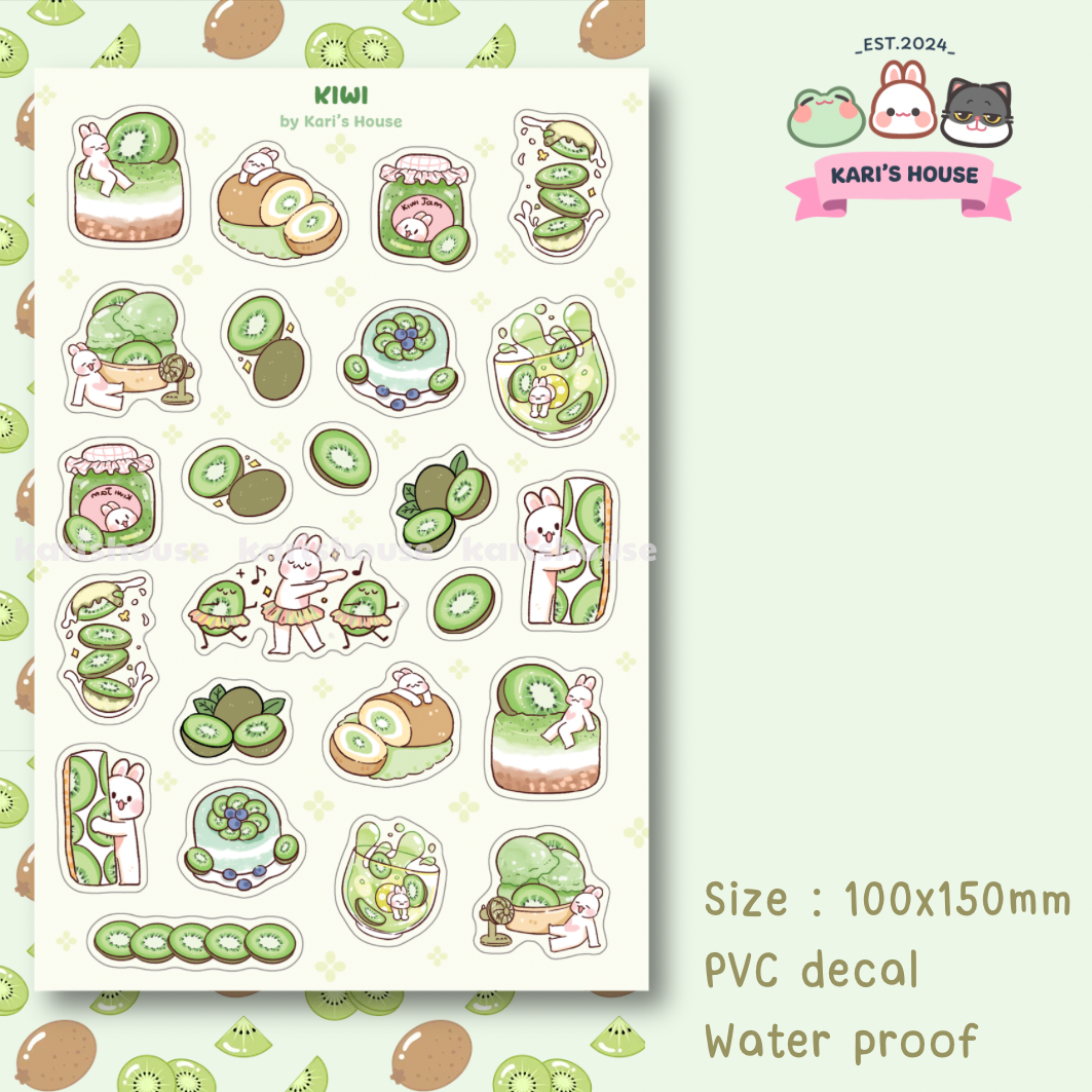 Kiwi Sticker Sheet