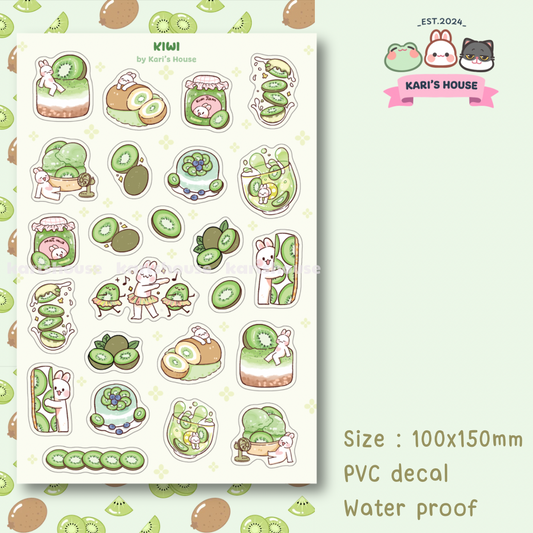 Kiwi Sticker Sheet
