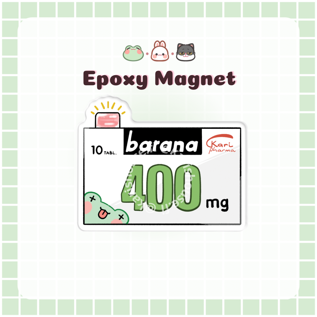Barana Expoxy Fridge Magnet