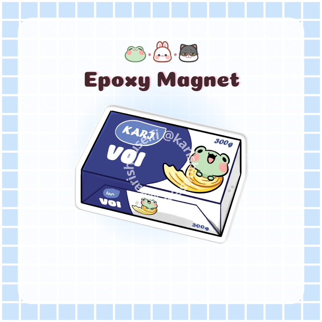 Voi Expoxy Fridge Magnet
