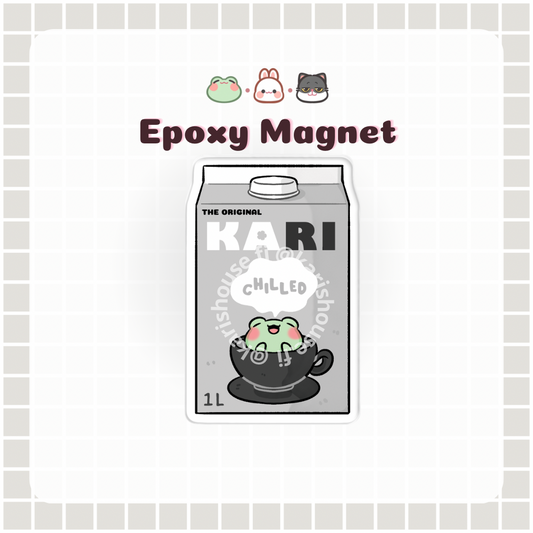 Oat Chilled Expoxy Fridge Magnet