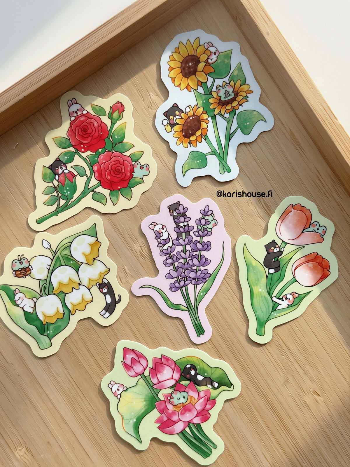 Flower Sticker Die Cut