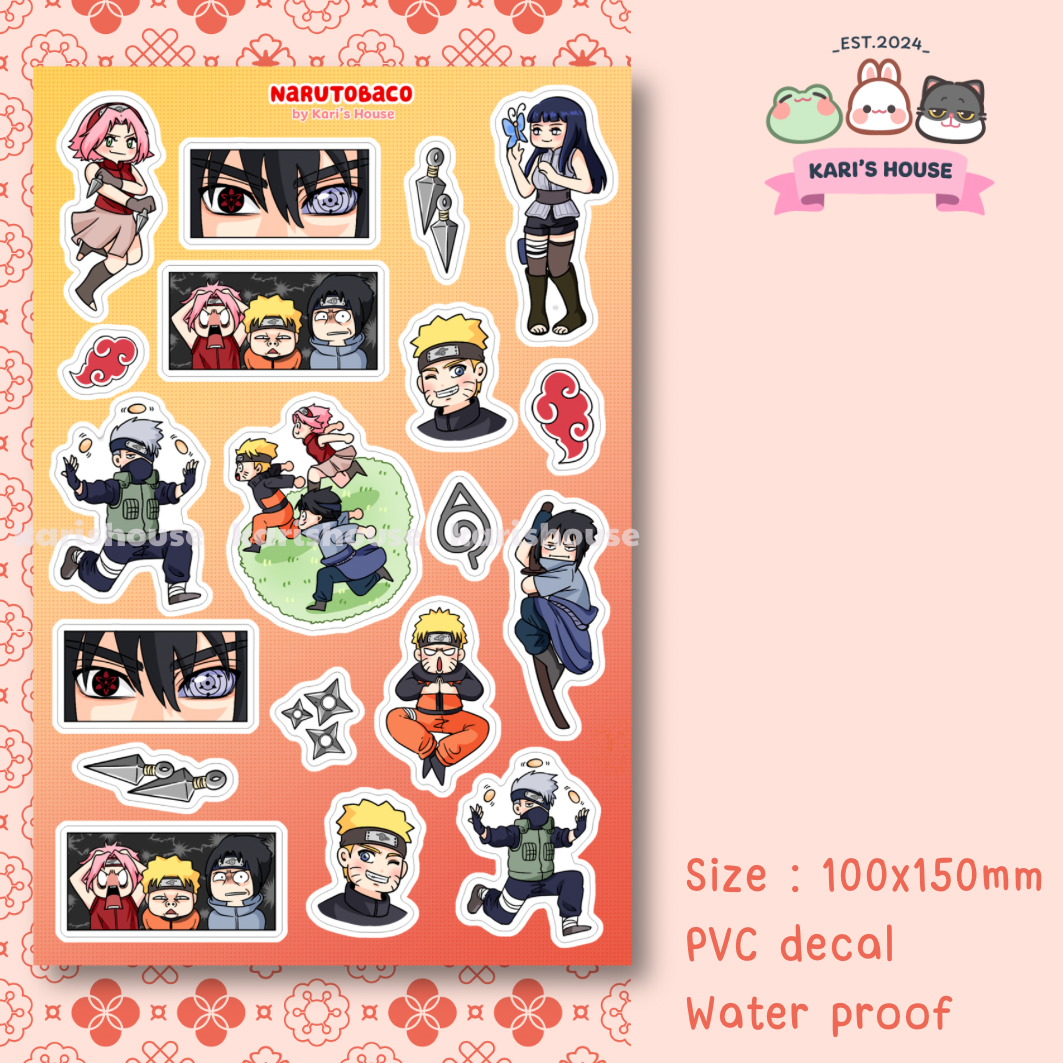 Naruto Sticker Sheet