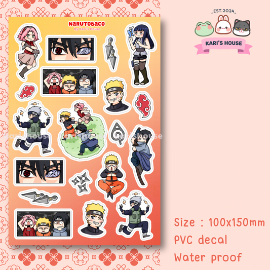 Naruto Sticker Sheet