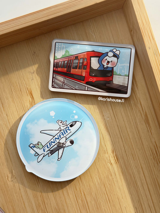 Finland Transport 2 Fridge Magnet