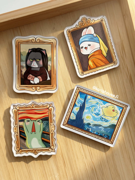 Mini Art Gallery Fridge Magnet